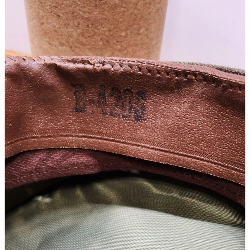 Vintage WW2 era US Army Wool Visor Cap 6 7/8 Very Good Condition